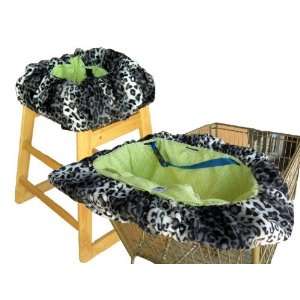  Snow Leopard Shopping Cart Cover / High Chair Cover: Baby