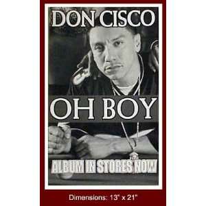  DON CISCO OH BOY DOUBLE SIDED 13x 21 Poster FLAT 