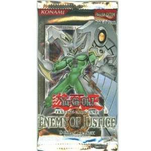  YuGiOh GX CCG Enemy of Justice 24 Count Booster Pack Box 