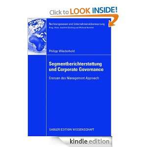 Segmentberichterstattung und Corporate Governance: Grenzen des 