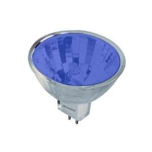  50W Bi Pin MR16 Halogen Bulb in Blue [Set of 6]: Home 