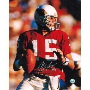  Neil Lomax Autographed Back to Pass St. Louis Cardinals 