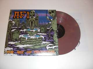 AFI THE ART OF DROWNING LP , BROWN COLOR VINYL  