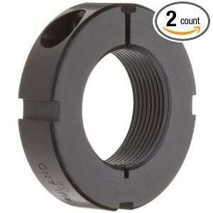   Locknut, Black Oxide Steel, Industry Size N01, 1 1/8 OD, 11/32 Width