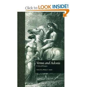  Venus and Adonis Critical Essays (Shakespeare Criticism 