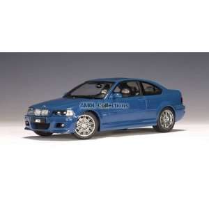BMW M3 Coupe 2001 (Laguna Seca Blue Uni) 1:18 Autoart Diecast Car 