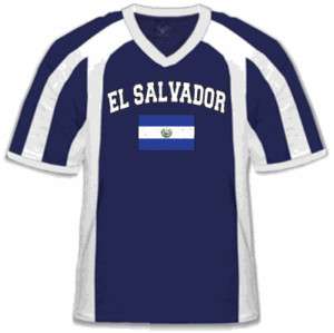 EL SALVADOR Soccer T shirt Flag Football Jersey Tee  