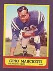 1963 Topps Football Gino Marchetti Colts #8 ExMt *10