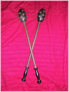 CHINESE SPIKE MACE Metal Staff Sticks Weapons WarClub  