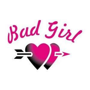 Tattoo Stencil   Bad Girl and Hearts   #8: Health 