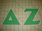 DELTA ZETA SORORITY   5 INCH GREEK IRON ON LETTERS (GRE