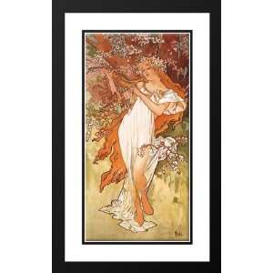  Mucha, Alphonse Maria 16x24 Framed and Double Matted 