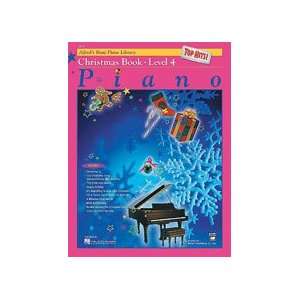 Alfreds Basic Piano Course: Top Hits! Christmas Book 4 