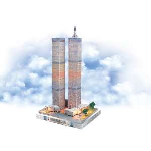  3D World Trade Center Paper Model Toys & Games