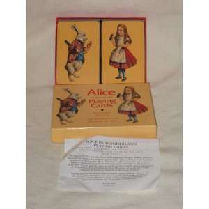 1997 Alice In Wonderland   Double Deck Playing Cards   Shelburne 