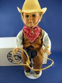Original Zook Kids Whistlin Cowboy 20 Doll 1989 w Box  