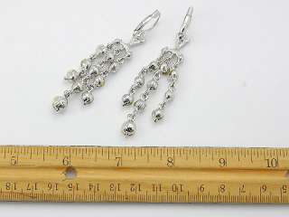 Fashion Cocktail Ice Bling Droplet Long Dangle Drop Chandelier Crystal 