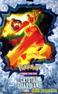 E3 Pokemon Crystal Guardians EX Poster Nintendo Wii  