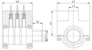 SNF 0330 Compact Wind Turbine Slip Ring (3 circuits*30A),SenRing 