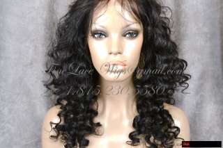 Indian Remy Lace Front New Body Wavy Curly Straight Wig 18  