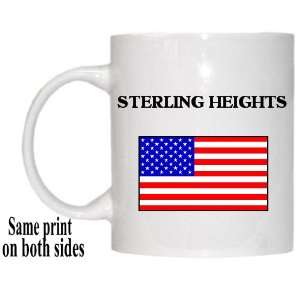  US Flag   Sterling Heights, Michigan (MI) Mug Everything 