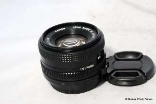 Canon 50mm f1.8 lens FD manual focus 1:1.8 8  of 10  