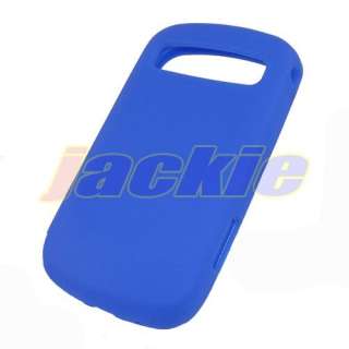 Blue Soft Silicone Case Skin For Samsung Admire R720  