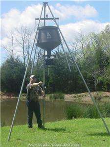 hanging bail for tripod deer game feeder whitetail turkey  