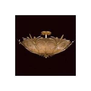   Light Gold Leaf Ceiling Flush Mounts   4705 GL: Home Improvement