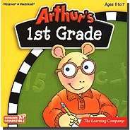 Arthurs 1st Grade PC CD learn creativity, math Age 5 7  