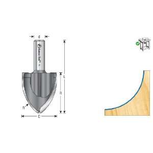 Amana Tool 49124 Carbide Tipped Large Radius Ovolo 2 Radius x 1 3/4 