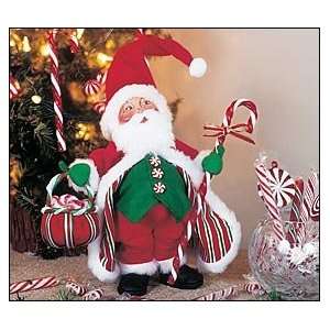  Annalee 9 Peppermint Santa 2004 Doll: Toys & Games
