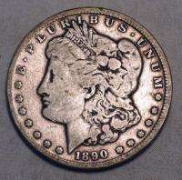 1890 CC Morgan Dollar Key Date Carson City Old US Silver Coin N1 195 