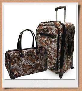 KATHY VAN ZEELAND Safari 2pc Luggage Set (25+Satchel)  