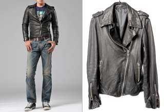 BACKNUMBER Mens Genuine Nappa Leather Jacket PSMLJ10023  