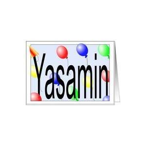  Yasamins Birthday Invitation, Party Balloonss Card Toys 