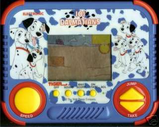 1990s TIGER 101 DALMATIANS DISNEY ELECTRONIC HANDHELD LCD TOY VIDEO 