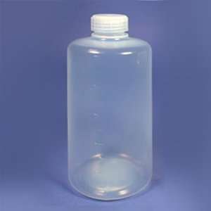 3000 mL Teflon PFA Bottles, Graduated, Narrow Mouth, PTFE insert 