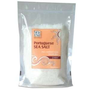 Portuguese Celtic Sea Salt, Fine Ground   1 lbs.:  Grocery 