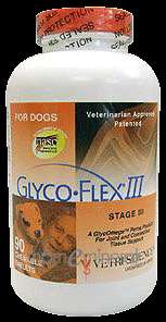 GlycoFlex III para el chew de los perros 90 por Vetri Ciencia