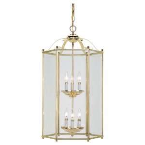Sea Gull Lighting 5233 02 6 Light Hall and Foyer Fixture, Clear Glass 