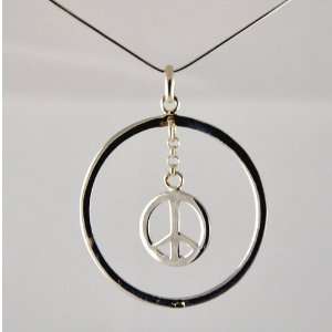  Peace on Earth Silver Necklace Jewelry