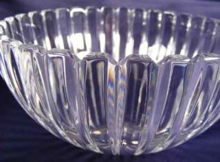 TIFFANY & CO. GLASS BOWL with VERTICAL CUTS DESIGN *MINT* with Tiffany 