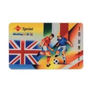 Collectible Phone Card World Cup Soccer 1994   1st Edition (Upright 