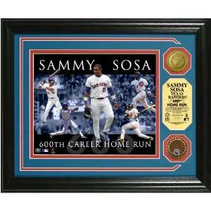  Sammy Sosa Texas Rangers   600th Career HR   Photo Mint 