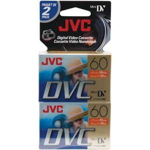  JVC 60MIN MINI DV TAPE 2PK S/O Electronics