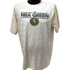   Shirt   NY Knicks 2010 2011 Game Worn #11 Tan T  Shirt (XLT) Sports