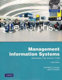   Information Systems 12E Laudon 12th Edition 9780132142854  