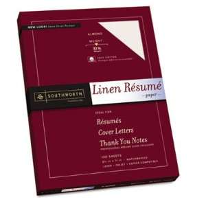  Southworth 100 Cotton Premium Weight Linen Rsum Paper 