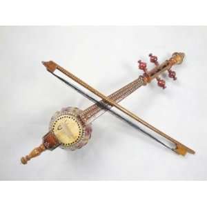  Uyghur Violin Fiddle Xinjiang Ghijek + Case45cm   FREE 